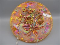 Imperial Amber 9" Lustre Rose Plate