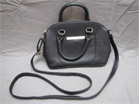 Vintage Pleather Black Women's Handbag