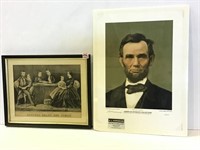 Lot of 2 Including Framed Print-General Grant