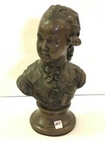 Figural Bust Statue (16 1/2 Inches Tall)