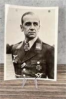 1941 German Air Ace Captain Streibschoss Photo