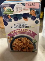 Blueberry almond crunch cereal