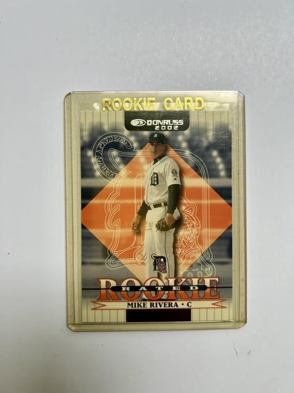 2002 DONRUSS MIKE RIVERA ROOKIE