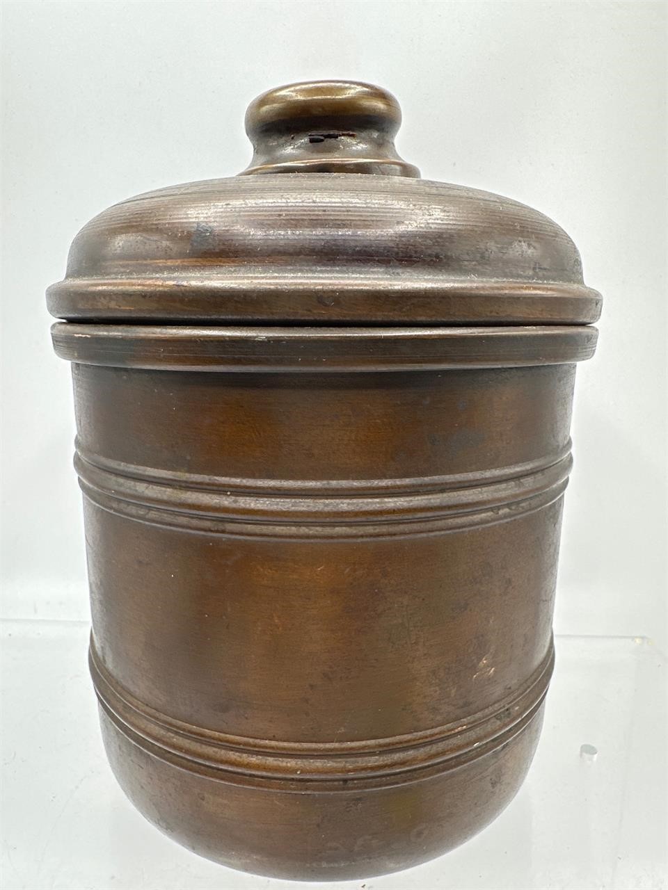 Antique copper humidor