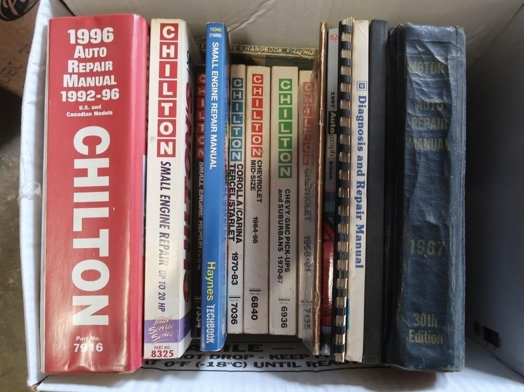 Chilton Manuals '96, Small Engines, Corolla &