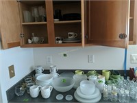 Dishes, Mugs, Glasses, Juicer Etc. Clear Glass,