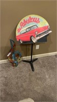 Music Stand, Metal Music Note Wall Decor