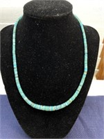 Sterling silver turquoise necklace