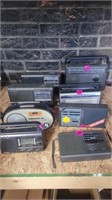 8 various kinds of radios different brands