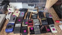 29 various small hand held radios and cassette
