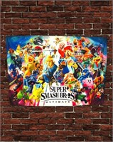 36" X 60" Super Smash Bros Tapestry