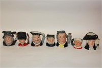 7 Royal Doulton Character mugs