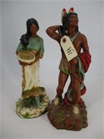 Pair of Native American Figurines