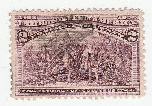 1892 Columbian Exposition 2c US Postage Stamp