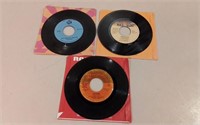 Three 7" Records Incl. Village People