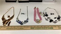 Necklace and Earring Sets (one missing earring