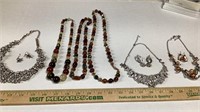 Necklace /Earring Sets and 3 Necklaces