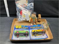 Vin. Esso items, tootsie toys, southern rr