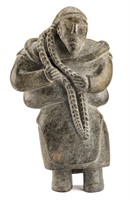 ALACIE SAKIAGAQ, INUIT, Standing Woman Holding her