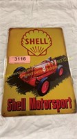 Shell Motorsport Tin Sign