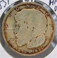 1936 Pioneer Silver Half Dollar.