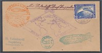 GERMANY #C44 ON ZEPPELIN COVER USED VF
