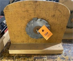 Small blades with wood blade stand