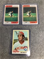 2 - 1974 Topps Dave Concepcion Cards and