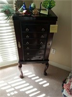 6 drawer jewelry armoire