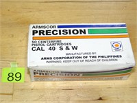 40 S&W Armscor Rnds 50ct