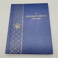 NEW LINCOLN PENNY 1909 TO 1940 ALBUM ONLY