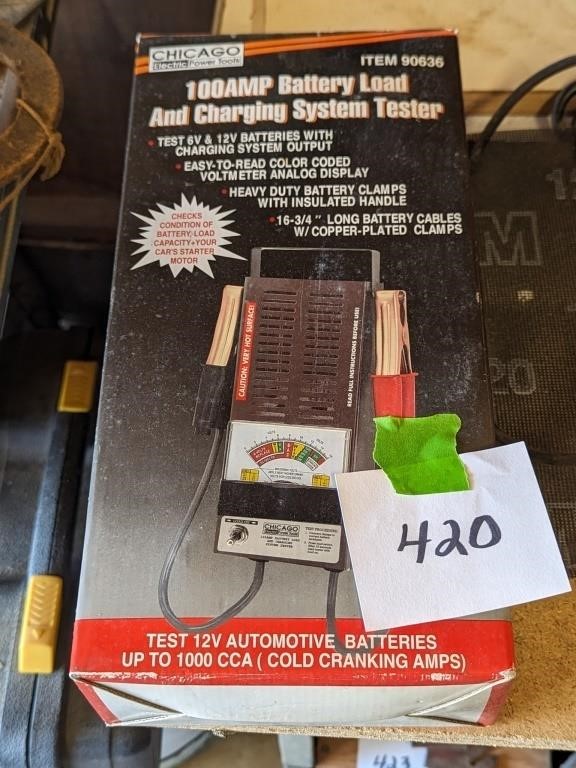 Chicago Electric 100 Amp Battery Tester