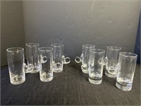 Set of 4 Lenox glasses with handles & set of 4