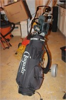 Right Handed Golf Clubs & Bag/Cart