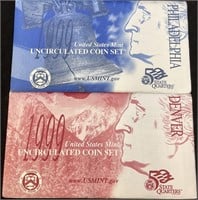 1999 US MINT UNCIRCULATED COIN DENVER PHILADELPHIA