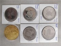Lot of 6 Coins