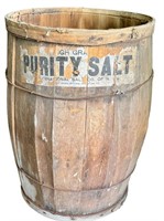 Purity Salt wooden barrel