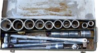 3/4" drive socket set, appears to be complete