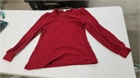 Ladies Sz Larg Ered Sweater