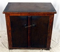 Antique Pine Rustic Cupboard