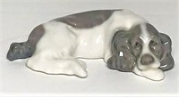Lladro Porcelain Dog Figurine