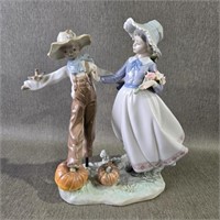 LLadro "The Scarecrow and the Lady" Figurine