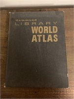 Antique Hammond Library World Atlas