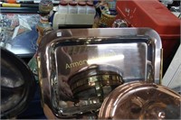 TOMASONI STAINLESS SERVING TRAY