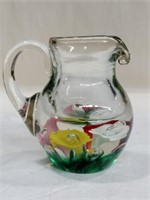Blown glass Paperweight pitcher