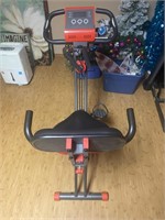 red exersize bike