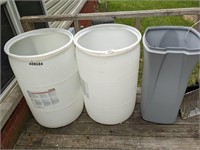 (2) Plastic Barrels, Other