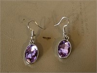 Purple Earrings