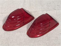 Pair of #39 Red Arrow Glass Truck Lens
