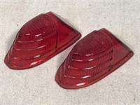 Pair of #39 Red Arrow Glass Truck Lens